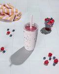 Insulated Tumbler With Straw Lid